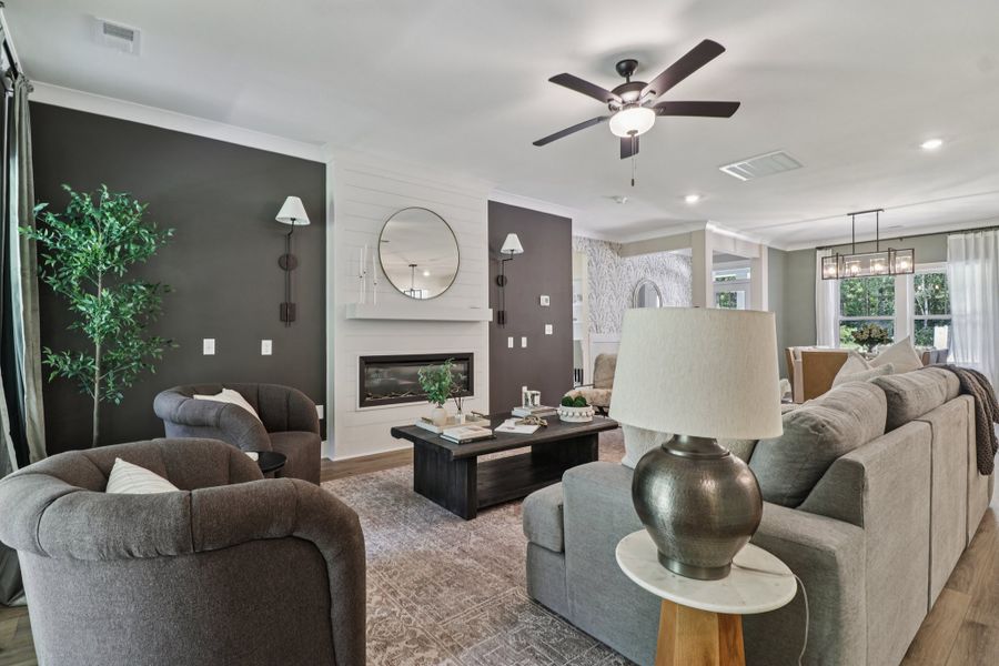 Furnished interior in a model home at Raglins Creek in Lugoff (Image 5).