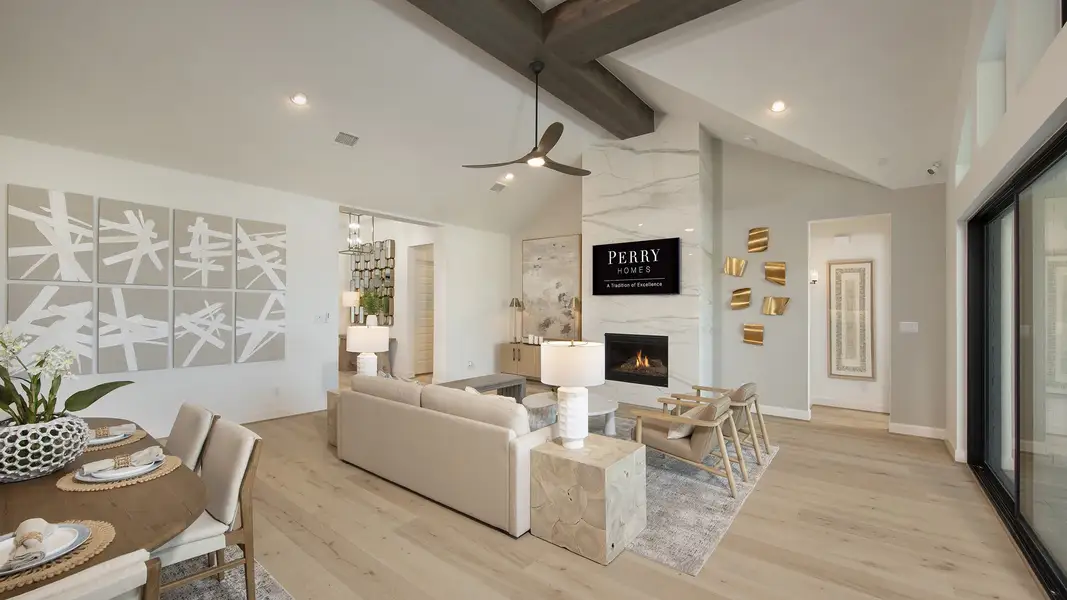 Furnished interior in a model home at Briarley 70' in Montgomery (Image 7). Furnished interior in a model home at Briarley 70' in Montgomery (Image 7).