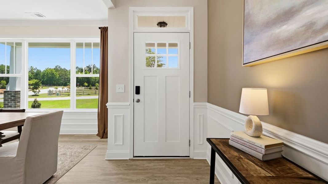 Furnished interior in a model home at Arrowood Acres in Enoree (Image 7).