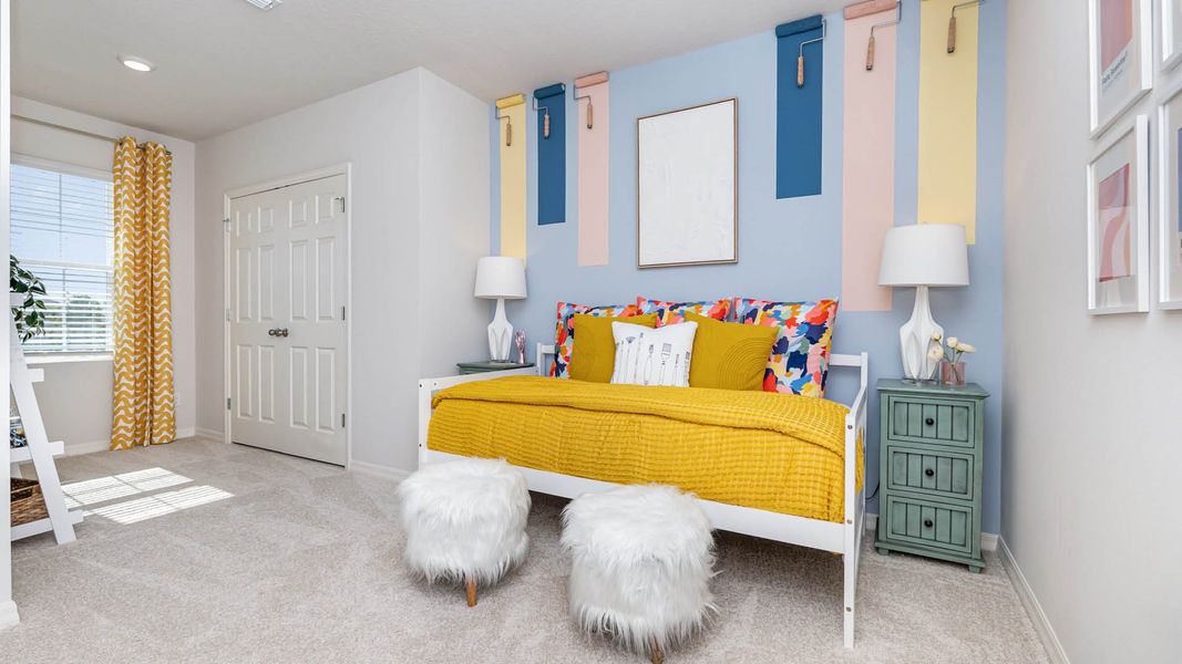 Furnished interior in a model home at Central Park Townhomes in Port St. Lucie (Image 31).