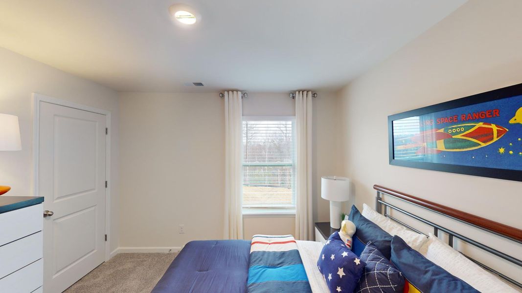 Furnished interior in a model home at Falls at Hickory in Hickory (Image 32). Furnished interior in a model home at Falls at Hickory in Hickory (Image 32).