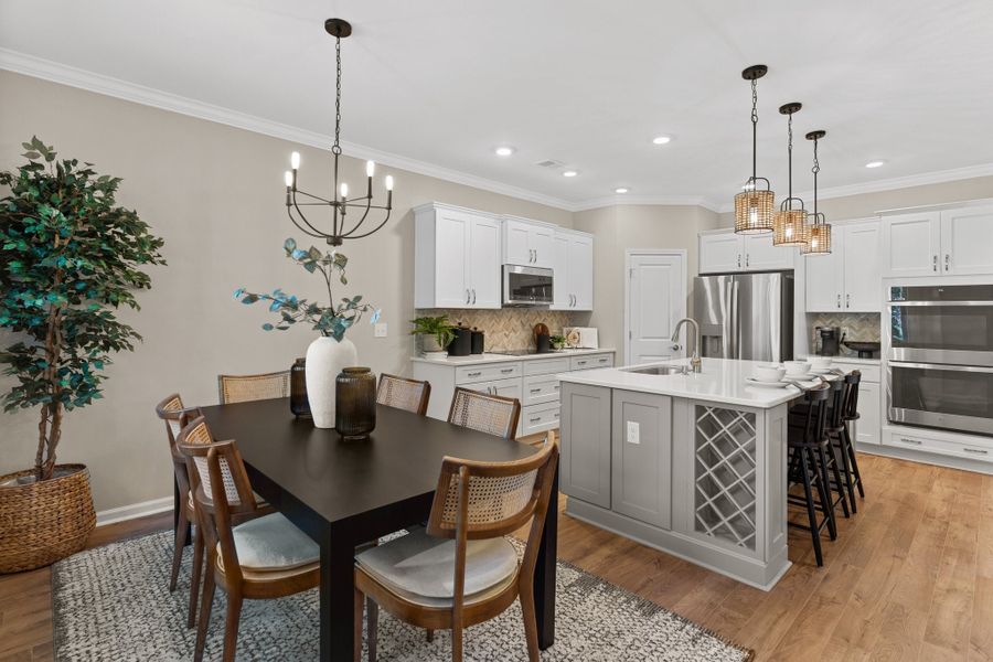 Furnished interior in a model home at Riverwalk Single Family in Leland (Image 4).