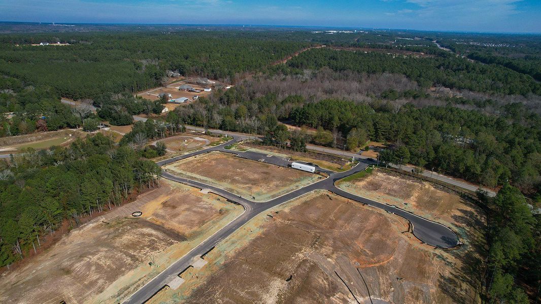 Site preparation and early development at Ferry Grove in Lexington, SC (Image 25).