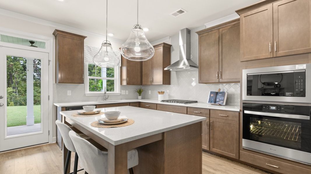 Furnished interior in a model home at Heritage Pointe in Senoia (Image 6).