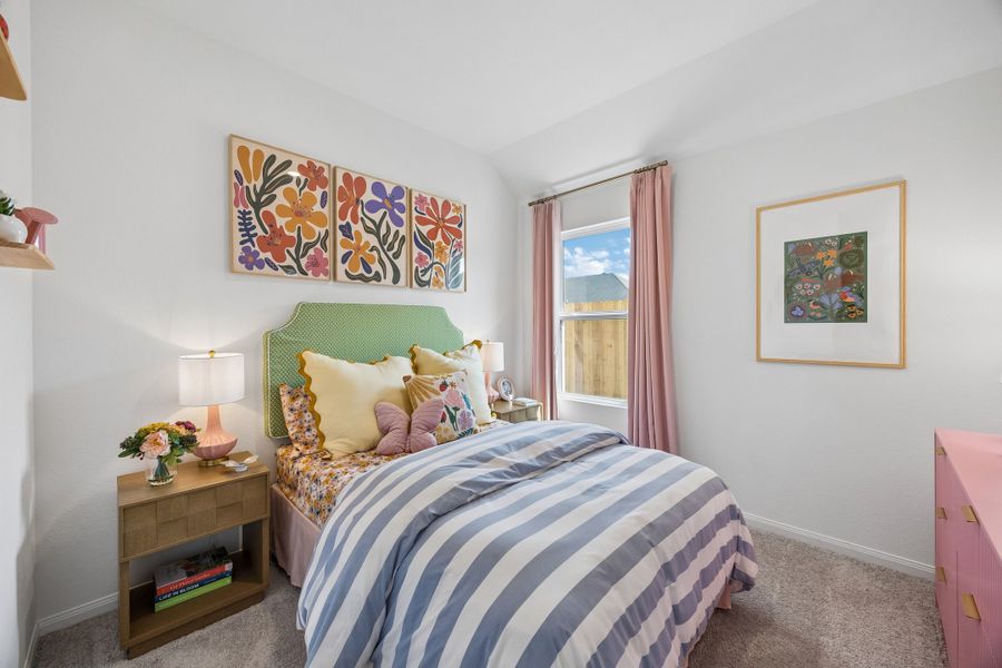 Furnished interior in a model home at Crighton Cove in Conroe (Image 19). Furnished interior in a model home at Crighton Cove in Conroe (Image 19).