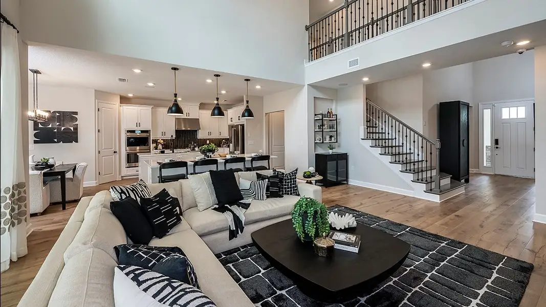 Furnished interior in a model home at Lochside in Mount Dora (Image 4).