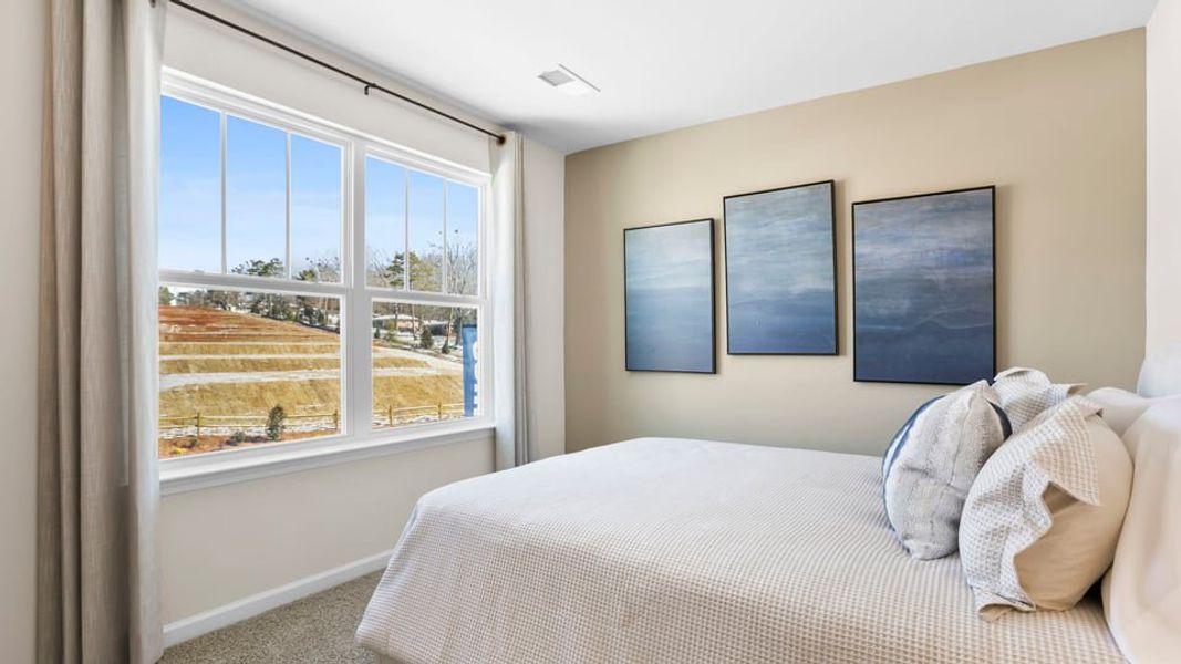 Furnished interior in a model home at Hawk Ridge in Anderson (Image 20).