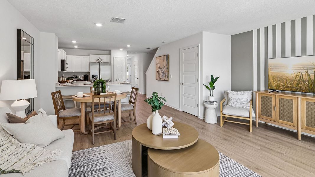 Furnished interior in a model home at Corsair in Middleburg (Image 22).