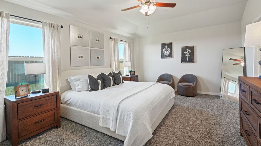 Furnished interior in a model home at Portland Village in Portland (Image 18).