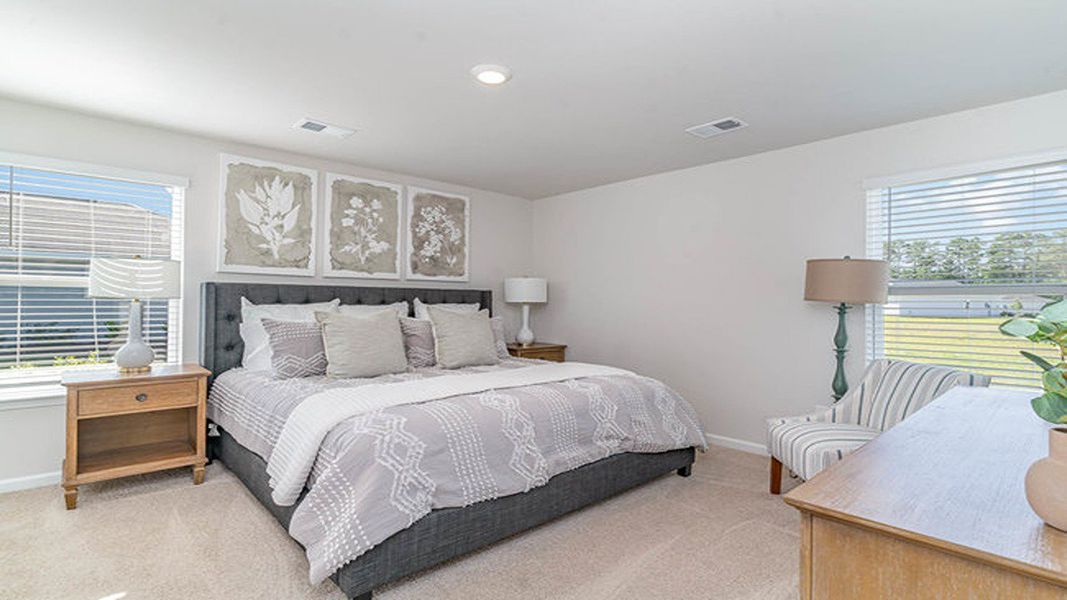 Furnished interior in a model home at Sandpiper Place in Myrtle Beach (Image 28). Furnished interior in a model home at Sandpiper Place in Myrtle Beach (Image 28).
