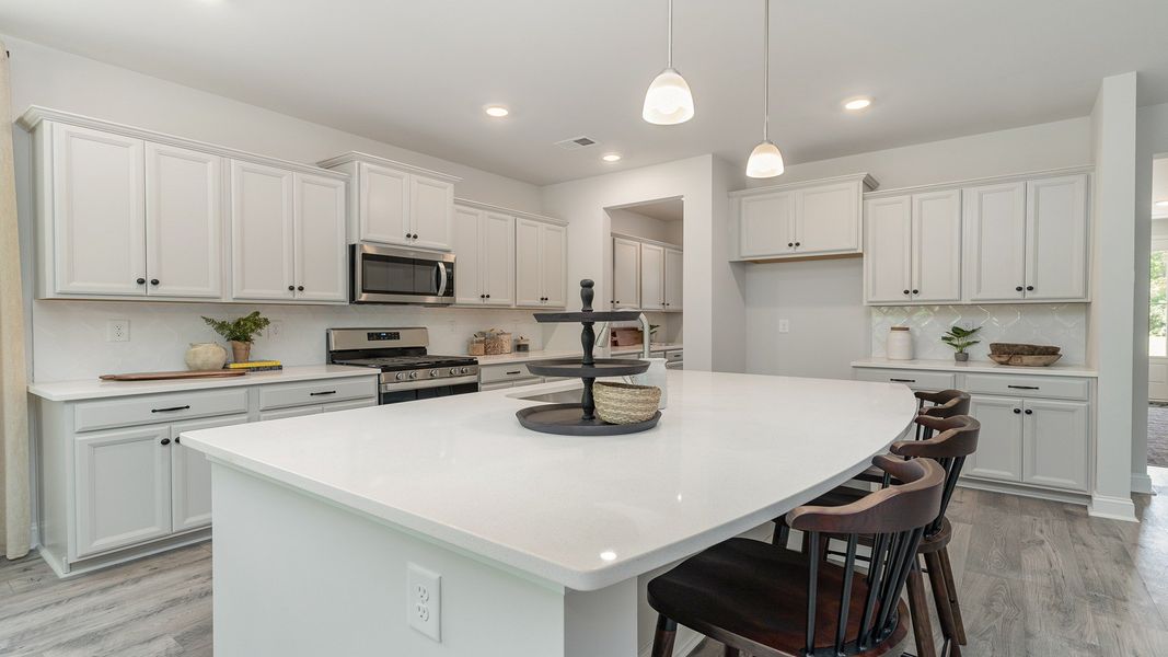 Furnished interior in a model home at Livingston Woods in Irmo (Image 18).