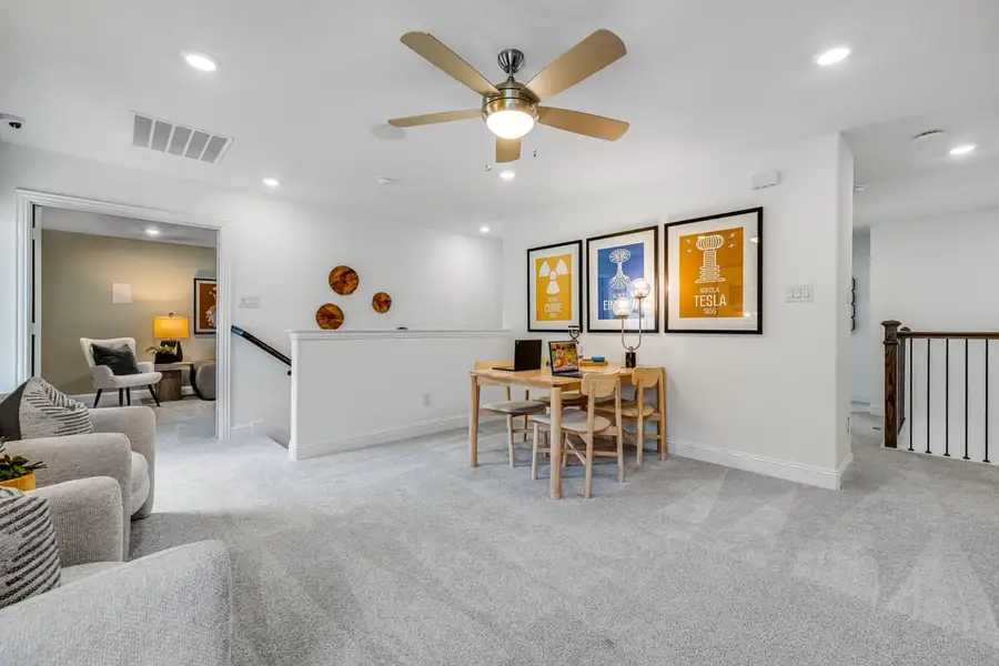 Furnished interior in a model home at South Oak 50s in Oak Point (Image 33). Furnished interior in a model home at South Oak 50s in Oak Point (Image 33).