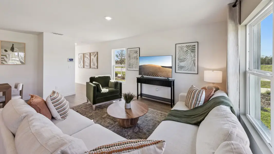 Furnished interior in a model home at Inspiration in Ocoee (Image 7).