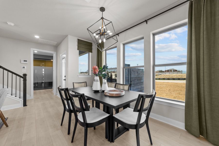 Furnished interior in a model home at Painted Tree Woodland West – Cottages in McKinney (Image 6).