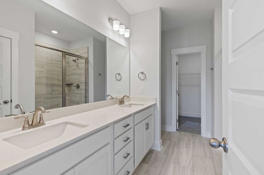 Furnished interior in a model home at The Paddock in Gallatin (Image 7).