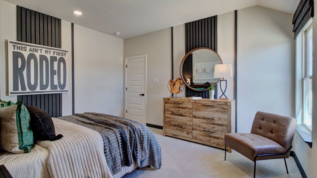 Furnished interior in a model home at Stream Waters in Seguin (Image 42). Furnished interior in a model home at Stream Waters in Seguin (Image 42).