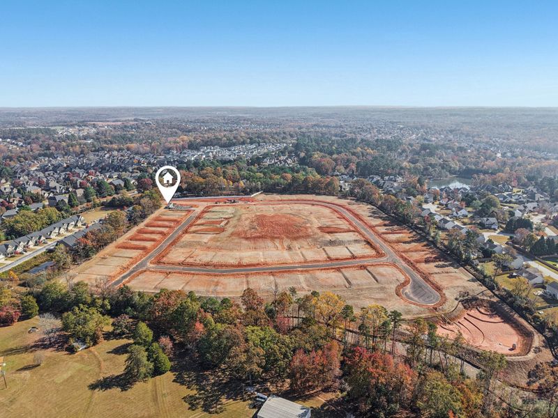 Site preparation and early development at Arbor Gate in Simpsonville, SC (Image 29).