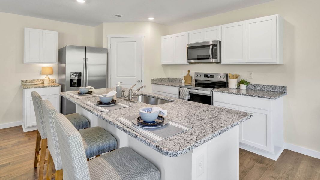 Furnished interior in a model home at Emory Creek in Harriman (Image 3).