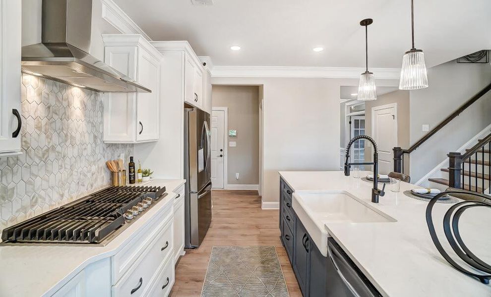 Furnished interior in a model home at Secrest Meadows in Monroe (Image 6).