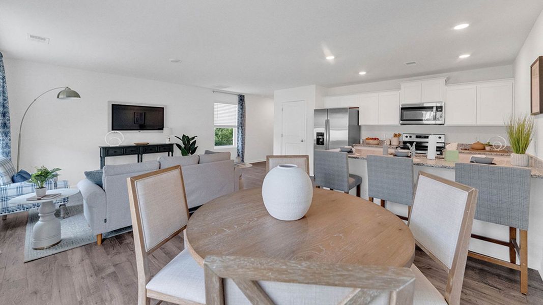 Furnished interior in a model home at Saylor's Place Townhomes in Jonesborough (Image 25).