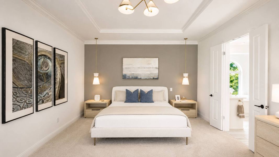 Furnished interior in a model home at Parker Ranch in Parker (Image 7). Furnished interior in a model home at Parker Ranch in Parker (Image 7).