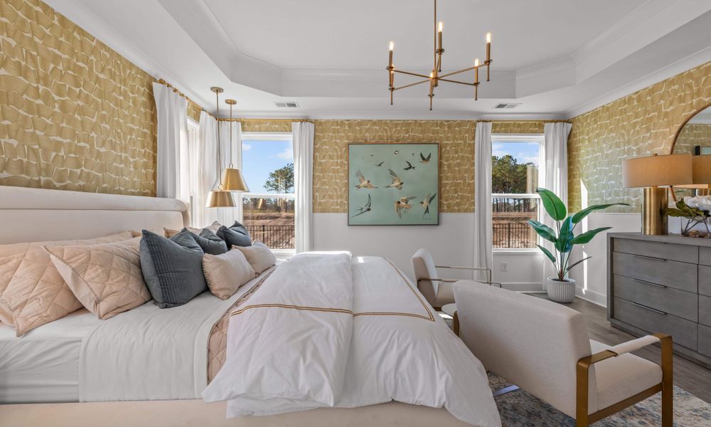 Furnished interior in a model home at Bridgewater - Shorehaven Village in Little River (Image 60).