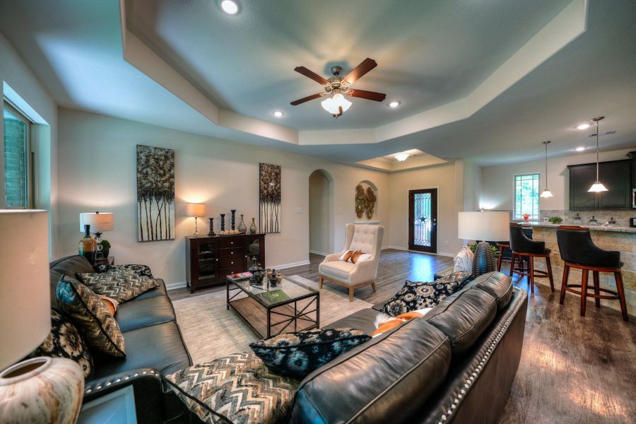 Furnished interior in a model home at Encino Estates in Dayton (Image 14). Furnished interior in a model home at Encino Estates in Dayton (Image 14).