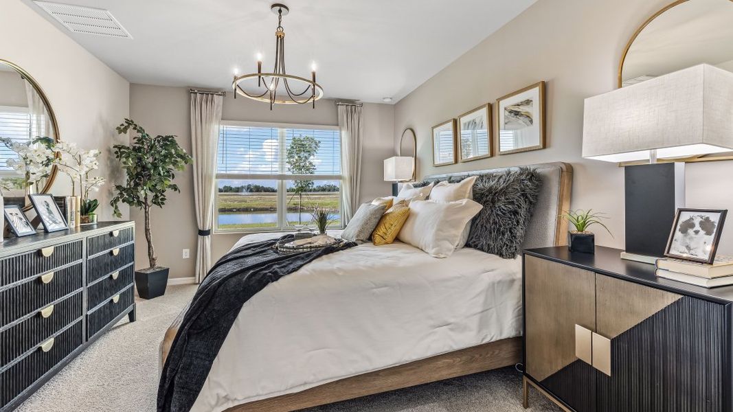 Furnished interior in a model home at Seagrass in Punta Gorda (Image 18). Furnished interior in a model home at Seagrass in Punta Gorda (Image 18).