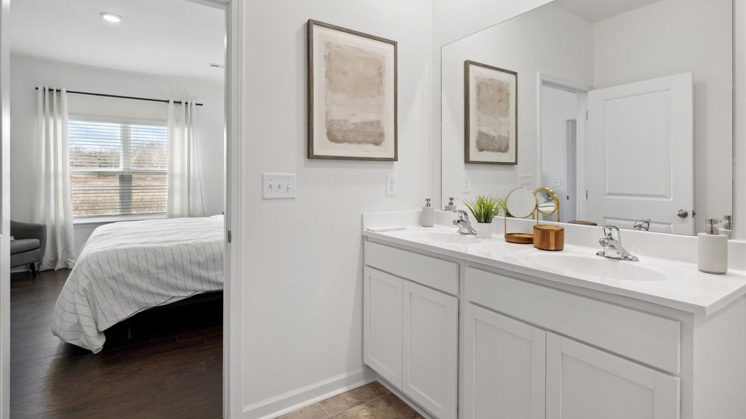 Furnished interior in a model home at Saint Andrews Garth in Kingsport (Image 17).