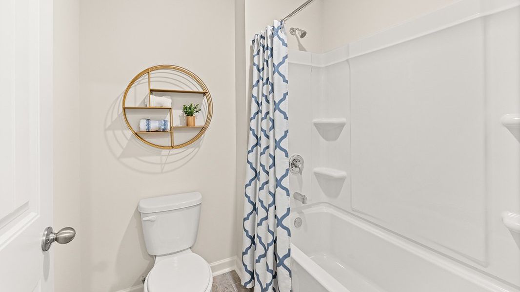 Furnished interior in a model home at Thompson Ridge in Dallas (Image 40).