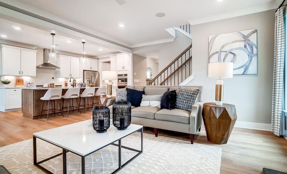 Furnished interior in a model home at The Fairways at Springlake in York (Image 6).