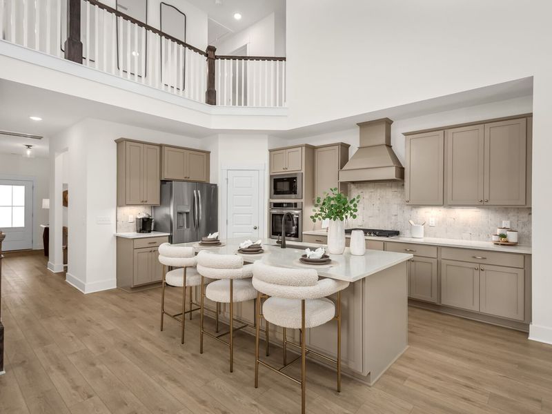 Furnished interior in a model home at Benders Cove in Mount Juliet (Image 26).