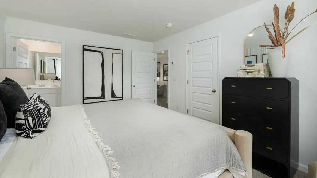 Furnished interior in a model home at Ashwood Springs in Atlanta (Image 14).