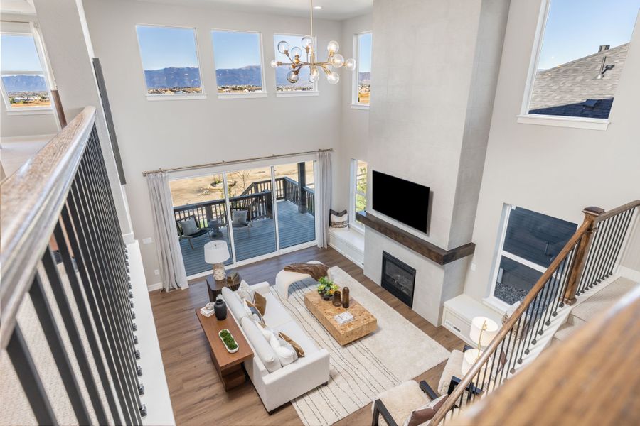 Plan C405 - Sterling Ridge Model - View from 2nd Floor