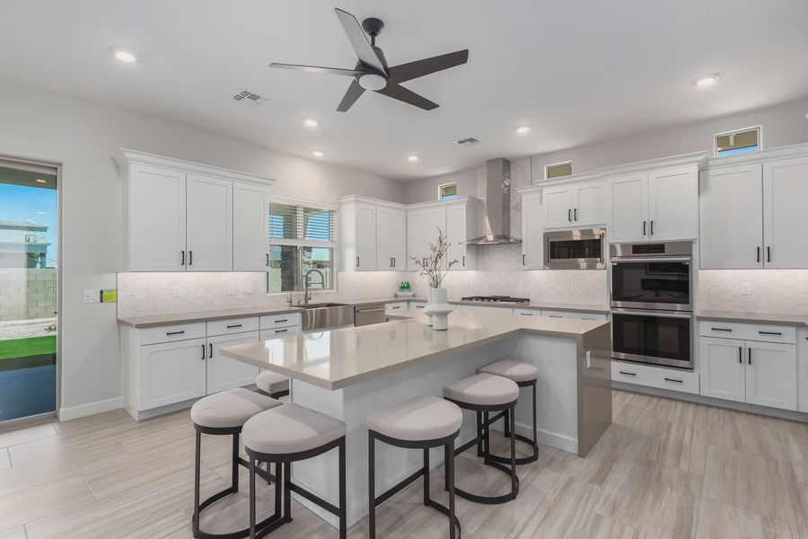 Furnished interior in a model home at Bellero Estates in Queen Creek (Image 54).