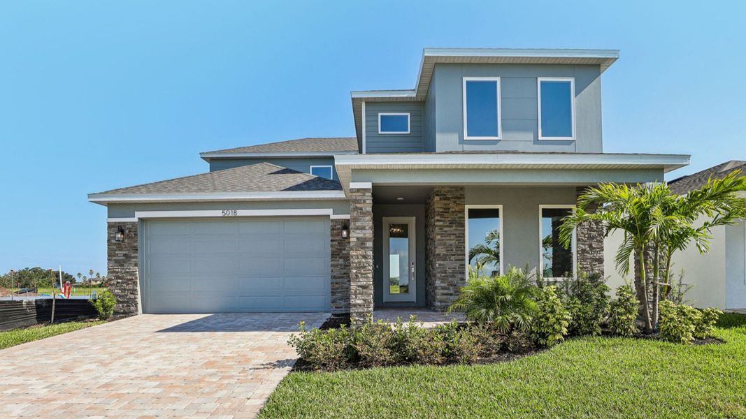 Front exterior of a home in the Lakeside at Satilla community, located in St. Cloud, FL (Image 12).