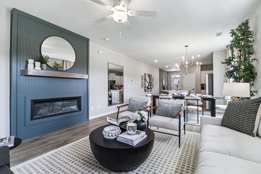 Furnished interior in a model home at Dunbar Village in Cayce (Image 4).