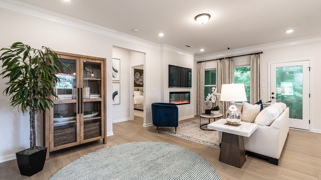 The Bradley Model Living Area