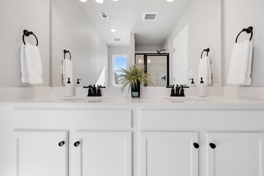 Furnished interior in a model home at Spring Valley in Longmont (Image 13).