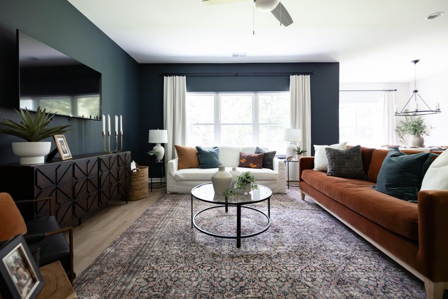 Furnished interior in a model home at Majestic Oaks in Brunswick (Image 14). Furnished interior in a model home at Majestic Oaks in Brunswick (Image 14).