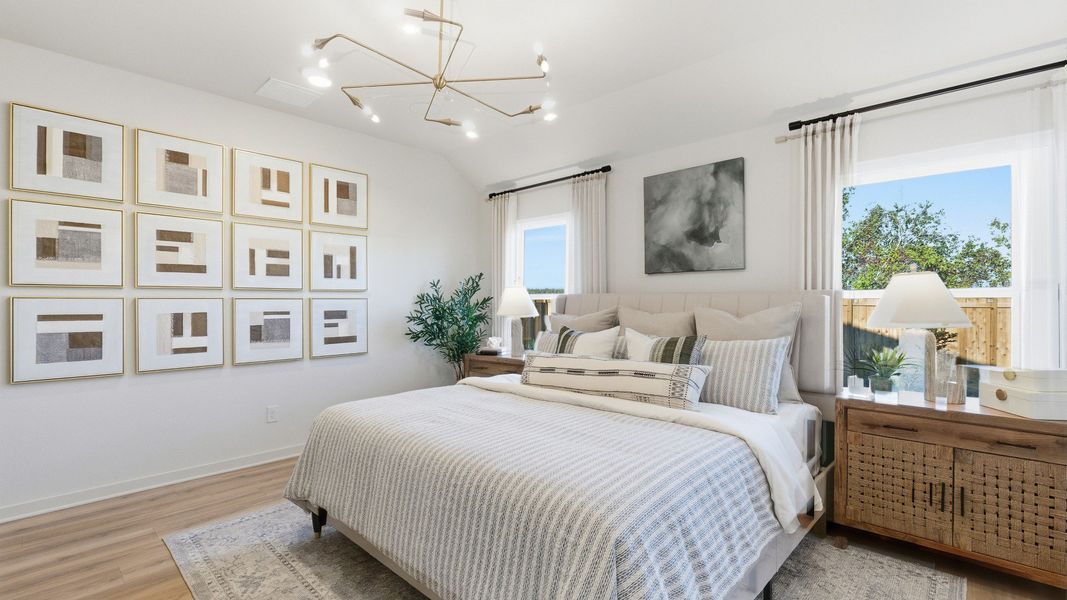 Furnished interior in a model home at Sky Ridge in San Marcos (Image 26). Furnished interior in a model home at Sky Ridge in San Marcos (Image 26).