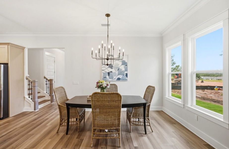 Furnished interior in a model home at Oak Haven in Tallahassee (Image 8).