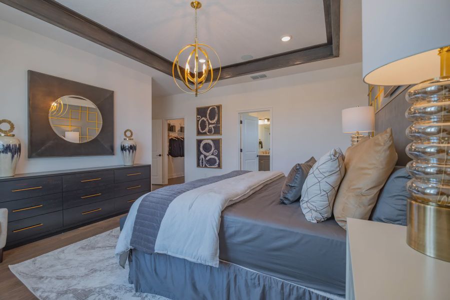 Furnished interior in a model home at Havenfield at Crossprairie in St. Cloud (Image 34).