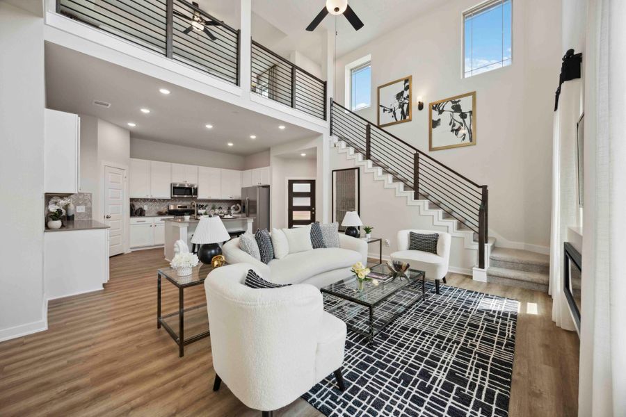 Lexington Heights Model Home - Family Room