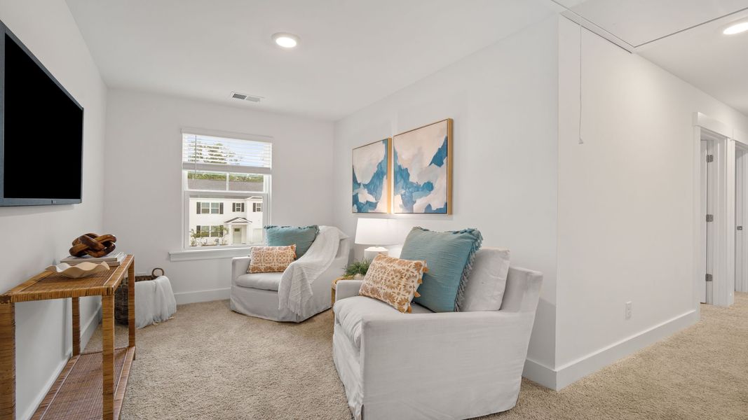 Furnished interior in a model home at The Pines at New Hampstead in Savannah (Image 22).