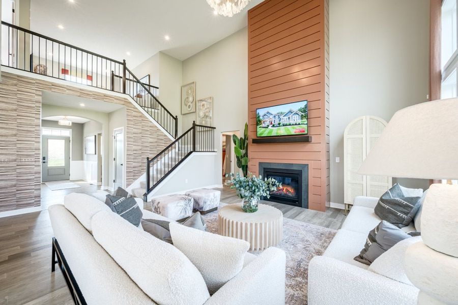 Furnished interior in a model home at The Reserve At Liberty Park in Hoschton (Image 31). Furnished interior in a model home at The Reserve At Liberty Park in Hoschton (Image 31).