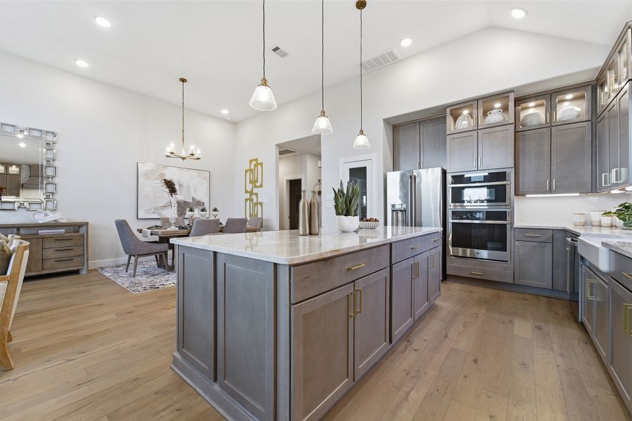 Furnished interior in a model home at Ashland in Angleton (Image 28).