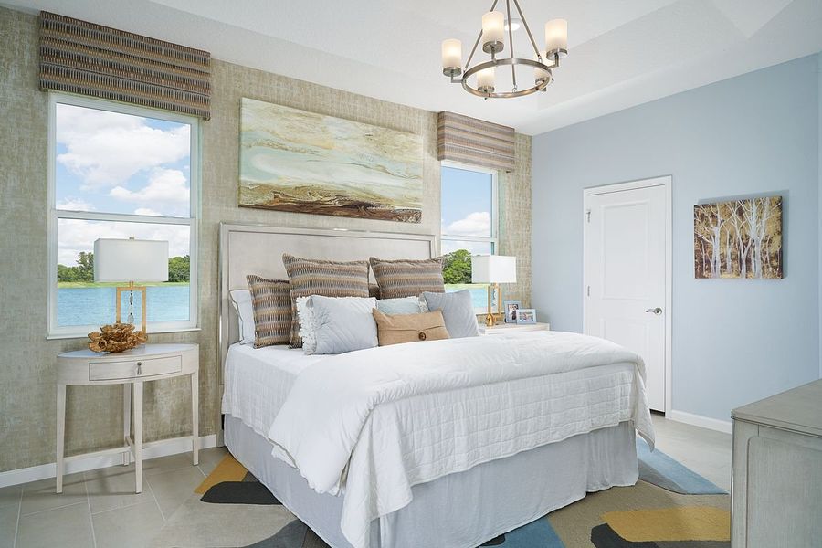 Furnished interior in a model home at Tamarack at Two Rivers in Zephyrhills (Image 54).