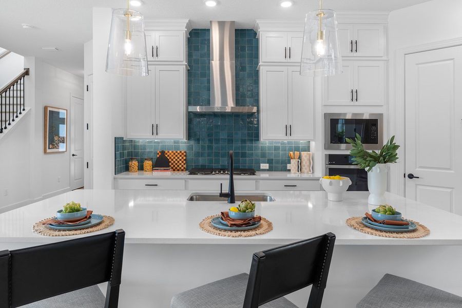 Furnished interior in a model home at Evergreen Island at Silverleaf - Executive in St. Augustine (Image 9).