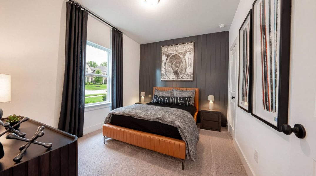 Furnished interior in a model home at Oaklawn in Van Alstyne (Image 18). Furnished interior in a model home at Oaklawn in Van Alstyne (Image 18).